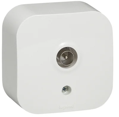 Розетка телевизионная Quteo белая Legrand 782215 фото 1