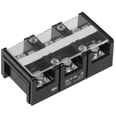 Блок зажимов БЗН ТС-1003 35 мм2 100A 3 пары IEK YZN42-03-035-K02 фото 1