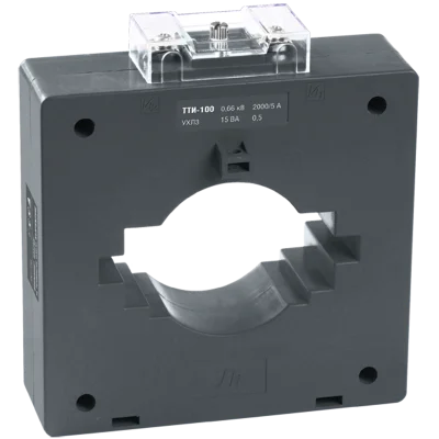 Трансформатор тока ТТИ-100 2000/5А 15ВА 0,5 IEK ITT60-2-15-2000 фото 1