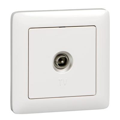 ХИТ С/У РОЗЕТКА телевизионная, БЕЛЫЙ. Россия Systeme Electric RAT-1S3-B фото 1