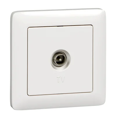 ХИТ С/У РОЗЕТКА телевизионная, БЕЛЫЙ. Россия Systeme Electric RAT-1S3-B фото 1