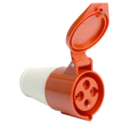 Розетка переносная ST-224 32А 380В 3P+PE IP44, RST32-224-44 STEKKER 49442 фото 1