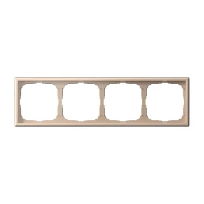 ARTGALLERY 4-постовая РАМКА, универсальная, ПЕСОЧНЫЙ Systeme Electric GAL001204 фото 1