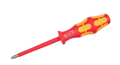 162 iS PH VDE Отвёртка диэлектрическая крестовая, PH 2 x 100 мм, с узким концом Wera WE-006451 фото 1