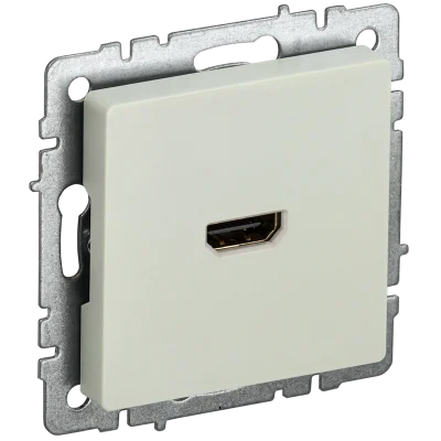 BRITE Роз. HDMI РHDMI-0-БрКр беж. IEK BR-H10-K10 фото 1