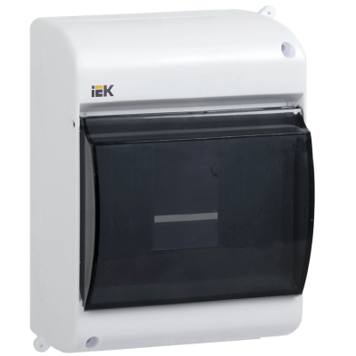 KREPTA 3 Корпус пластиковый КМПн 2/4 IP30 белый IEK MKP42-N-04-30-12 фото 1