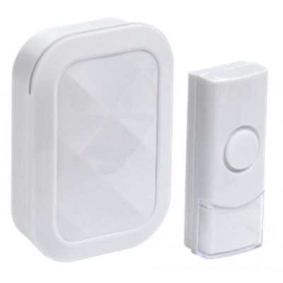 Звонок беспроводной ДЗБ3-36М белый IEK EZD21-03-AAA-K01 фото 1