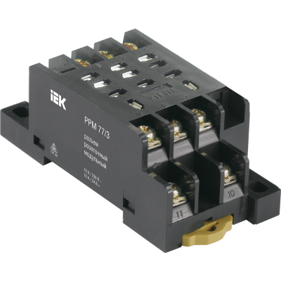 Разъем РРМ78/3(PYF11A) для РЭК78/3(MY3) модульный IEK RRP20D-RRM-3 фото 1