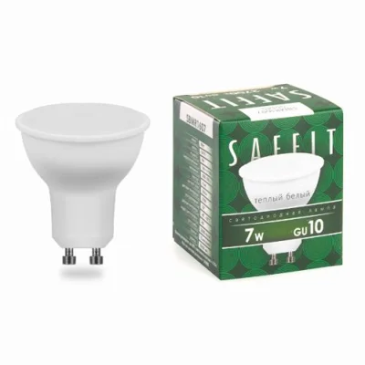 Лампа светодиодная, 7W 230V GU10 2700K MR16, SBMR1607 Saffit SAFFIT 55145 фото 1