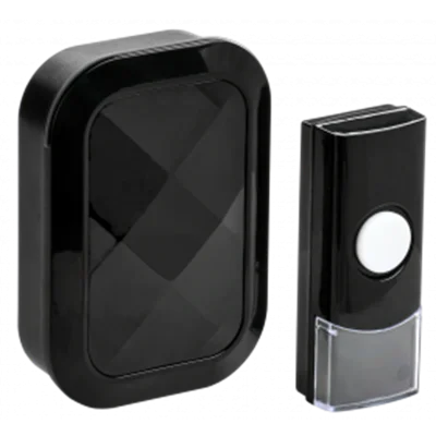 Звонок беспроводной ДЗБ3-36М черный IEK EZD21-03-AAA-K02 фото 1