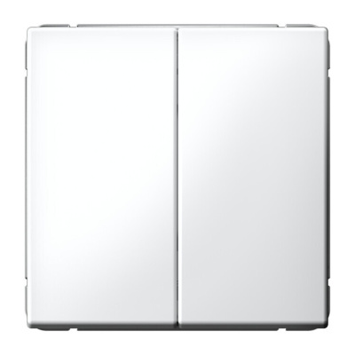 ARTGALLERY 2-клавишный ВЫКЛЮЧАТЕЛЬ КНОПОЧНЫЙ, сх.2, 10А, механизм, БЕЛЫЙ Systeme Electric GAL000117 фото 1