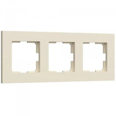 Рамка на 3 поста Slab (айвори матовый) W0032962 Werkel a062808 фото 1