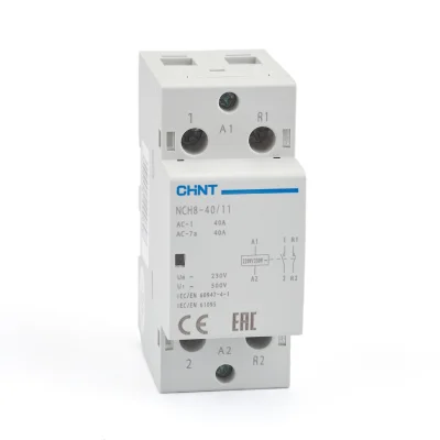 Контактор модульный NCH8-40/11 40А 1НЗ+1НО AC220/230В, 50Гц (R) CHINT 256083 фото 1