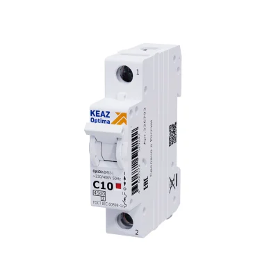 Выключатель автоматический однополюсный 6А C 4,5кА AC OptiDin КЭАЗ 326792 фото 1