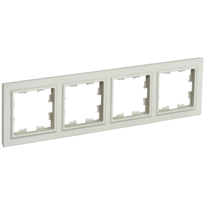 BRITE Рамка 4-мест. РУ-4-БрКр беж. IEK BR-M42-K10 фото 1