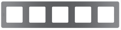 Рамка 5 постов - Inspiria - дымчатый Legrand 673977 фото 1