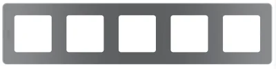 Рамка 5 постов - Inspiria - дымчатый Legrand 673977 фото 1