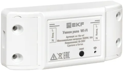 Умное реле 16А PRO Wi-FI Connect EKF ss-16a-wf фото 1