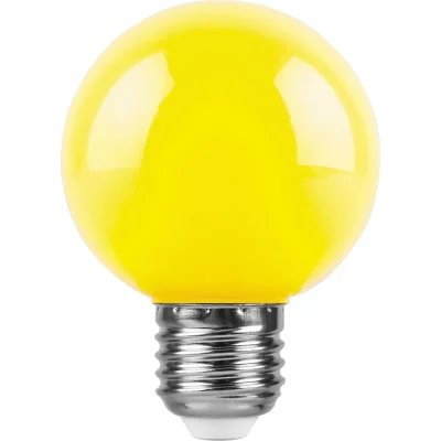 Лампа светодиодная, (3W) 230V E27 желтый G60, LB-371 Feron 25904 фото 1