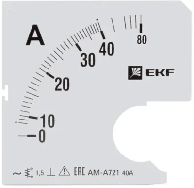 Шкала сменная для A721 40/5А-1,5 PROxima EKF s-a721-40 фото 1