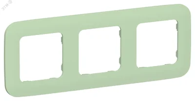 FLITE ARTISTIC Рамка 3-местная РУ-3-А-ФлФ фисташковый IEK FI-M32-31-20-K93 фото 1