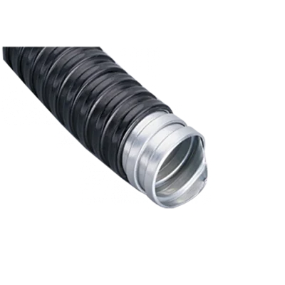 Металлорукав нг ПВХ РЗ-ЦП - 18 с протяжкой (50 м) PROxima EKF mrzp-18-50 фото 2