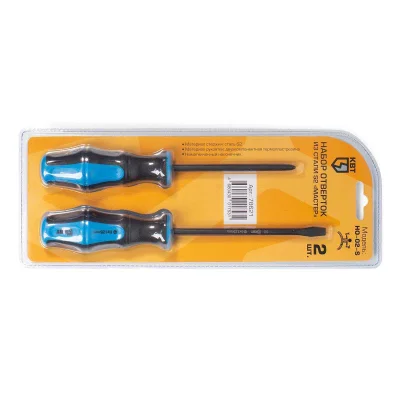 Набор отверток из стали S2 НО-02-S серия МАСТЕР КВТ 78621 фото 1