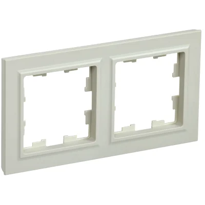 BRITE Рамка 2-мест. РУ-2-БрКр беж. IEK BR-M22-K10 фото 1