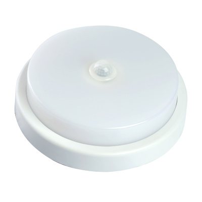 Светильник светодиодный пылевлагозащищённый c ИК-датчиком , 12W, 960Lm, 6500K, в пластиковом корпусе фото 1