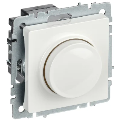 BRITE Светорег. пов-наж. 600Вт СС10-1-0-БрБ бел. IEK BR-D20-0600-K01 фото 1