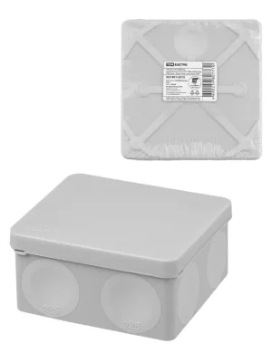 Коробка распред. 100х100х50 мм, IP66, 8 вх., серая TDM Electric SQ1401-2513 фото 1