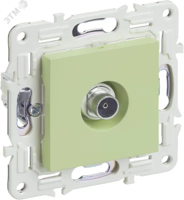 SKANDY Розетка TV оконечная SK-A12G мятный IEK SK-A10-O-K06 фото 1
