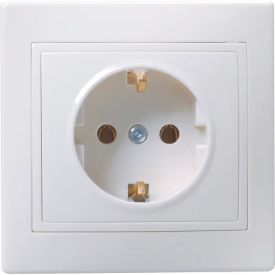 KVARTA Роз. 1-мест. с з/к без з/ш 16А РС10-3-КБ бел. IEK ERK14-K01-16-DM фото 1