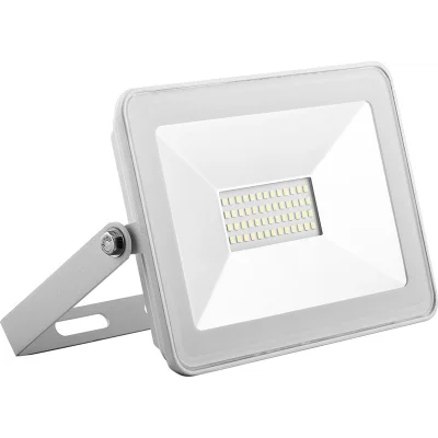 Прожектор светодиодный, 2835SMD, 30W 6400K AC230V/50Hz IP65, белый в компактном корпусе, SFL90-30 Sa фото 1