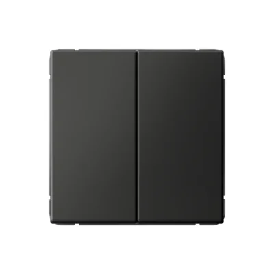 ARTGALLERY 2-клавишный ВЫКЛЮЧАТЕЛЬ КНОПОЧНЫЙ, сх.2, 10А, механизм, БАЗАЛЬТ GAL00141 Systeme Electric фото 1