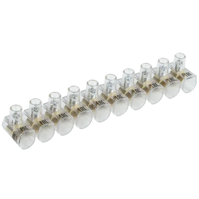 Зажим винтовой концевой изолированный КЗВИ 10 мм2 (10x1) IEK UZVK-10-10 фото 1