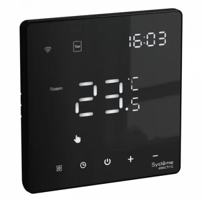 Терморегулятор программируемый с Wi-Fi, 16А ARTGALLERY, скрытый монтаж, моноблочный Systeme Electric фото 1
