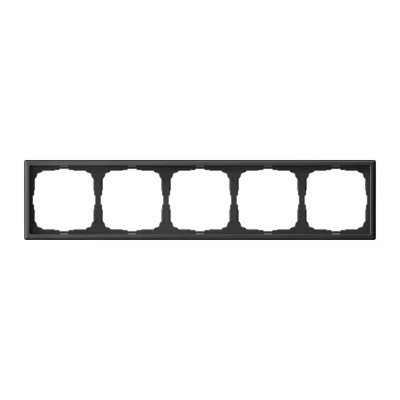 ARTGALLERY 5-постовая РАМКА, универсальная, БАЗАЛЬТ Systeme Electric GAL001405 фото 1