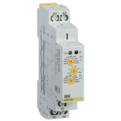Реле напряжения ORV 1ф. 220В AC IEK ORV-02-A220 фото 1