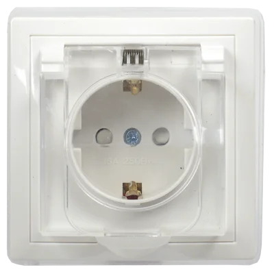 KVARTA Роз. с з/к/ш IP44 16А кер РСбш11-3-ККБ-44 бел. IEK ERK71-K01-10-DM-44 фото 2