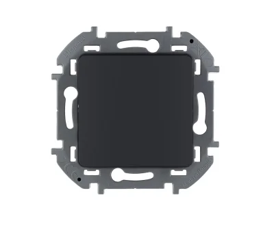 Переключатель одноклавишный - INSPIRIA - 10 AX - 250 В~ - антрацит Legrand 673653 фото 1