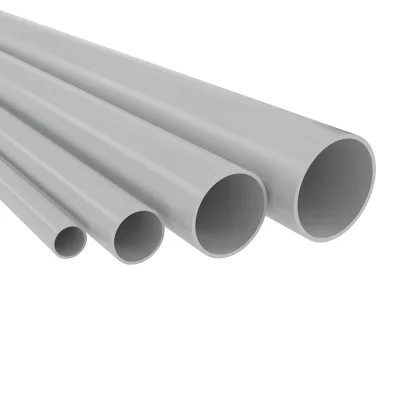 Труба гладкая жёсткая ПВХ 25 мм лёгкая серая [3м/шт, уп.60м] DKC 63925 фото 1