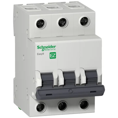 Выключатель автоматический 3П 20А 4.5кА хар-ка C Easy9 SE Schneider Electric EZ9F34320 фото 1