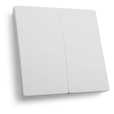 Выключатель дистанционного управления 230V 500W двухклавишный, TM82, белый Feron 41129 фото 1