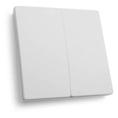 Выключатель дистанционного управления 230V 500W двухклавишный, TM82, белый Feron 41129 фото 1