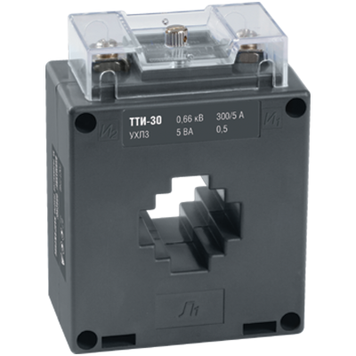 Трансформатор тока ТТИ-30 100/5А 5ВА 0,5S IEK itt20-3-05-0100 фото 1