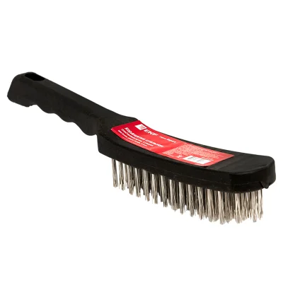 Кордщетка стальная, пластиковая ручка, 5 рядная Expert EKF wbs-pl-5-exp фото 1