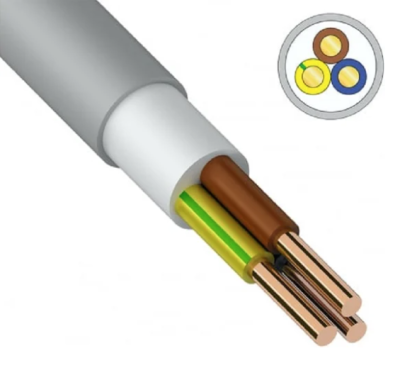 Кабель силовой NYM-J 3х1.5 oreol-nym-j-3x1,5 Ореол EDS001534 фото 1