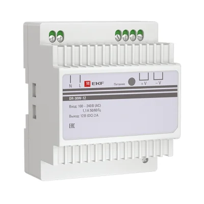 Блок питания 12В DR-30W-12 PROxima EKF dr-30w-12 фото 1