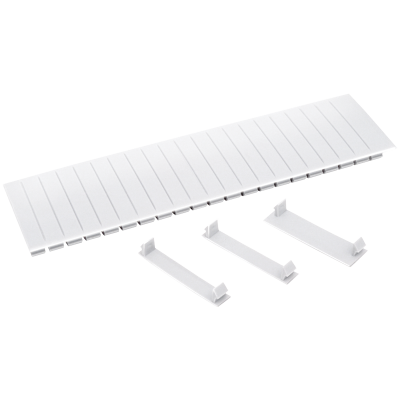 Заглушка 12 модулей белая IEK YZM10-12-K01 фото 1